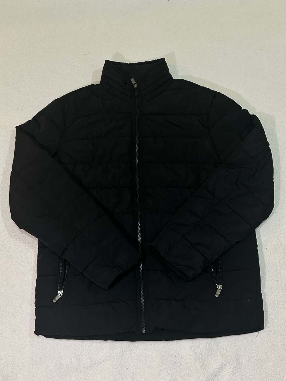 Weatherproof Men's Black Quilted Puffer Jacket Size Medium